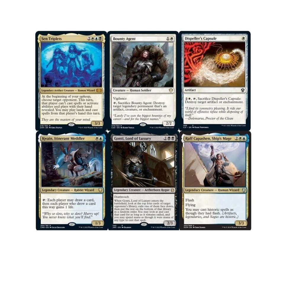 MTG Commander EDH Deck Sen Triplets 100 Magic Cards Custom Deck Esper - Vega NM